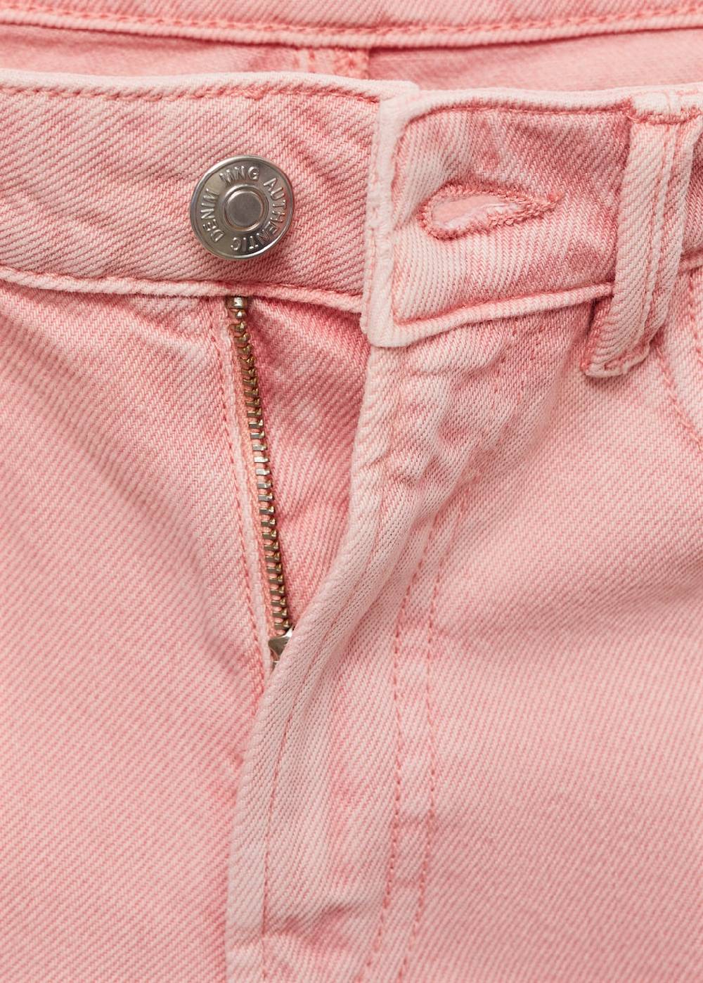Mango Jeansshorts mit ausgefranstem Saum Vierteljährliche Förderung