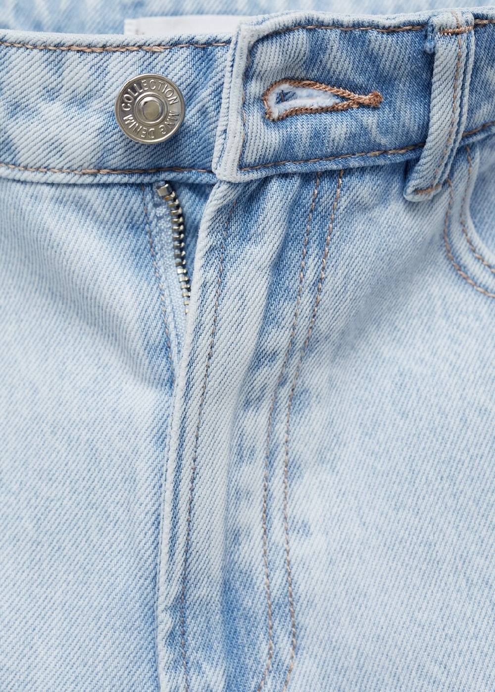 Mango Jeansshorts mit ausgefranstem Saum Riesige Rabatte