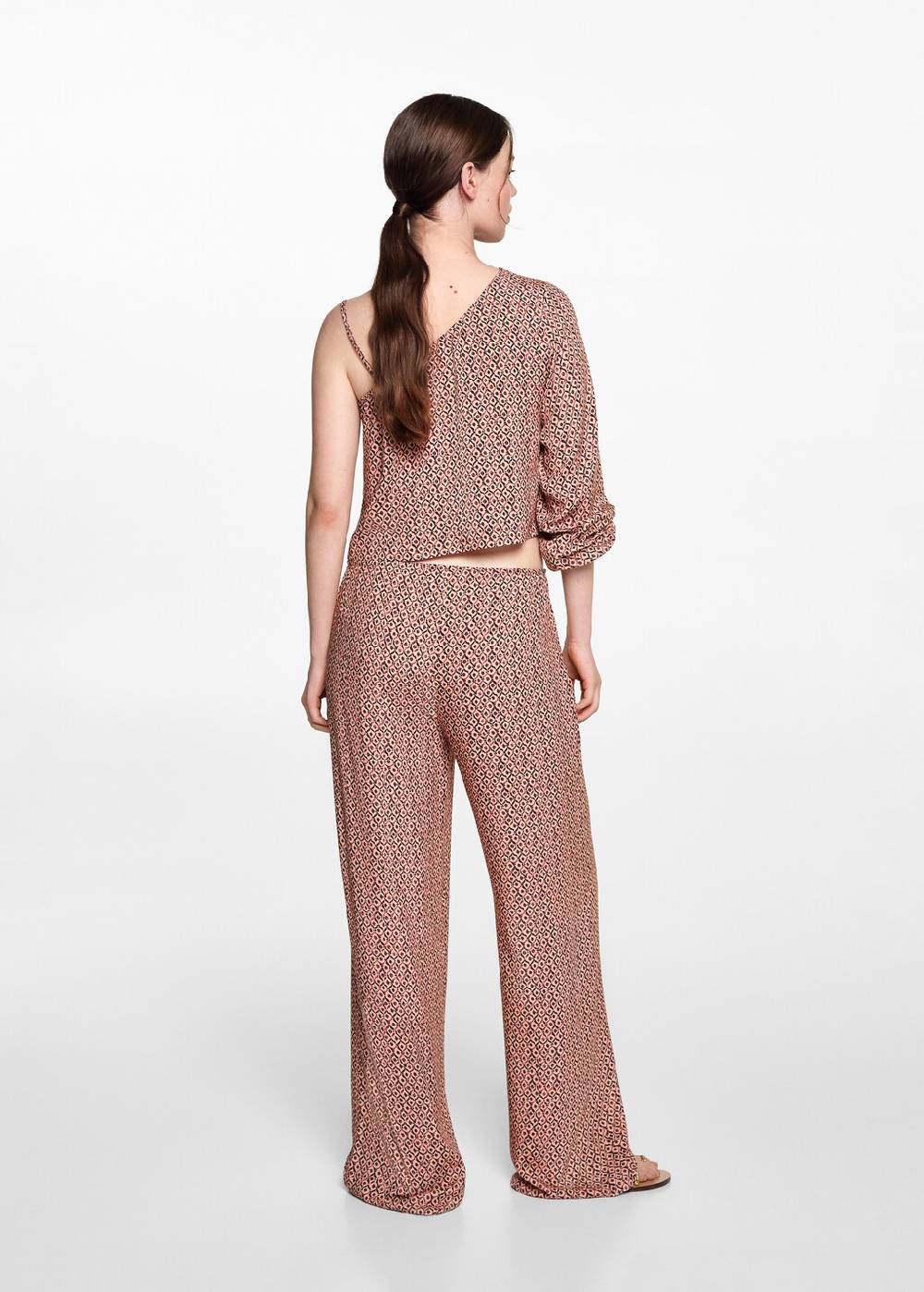 Mango Gerade Printhose Clearance-Verkauf