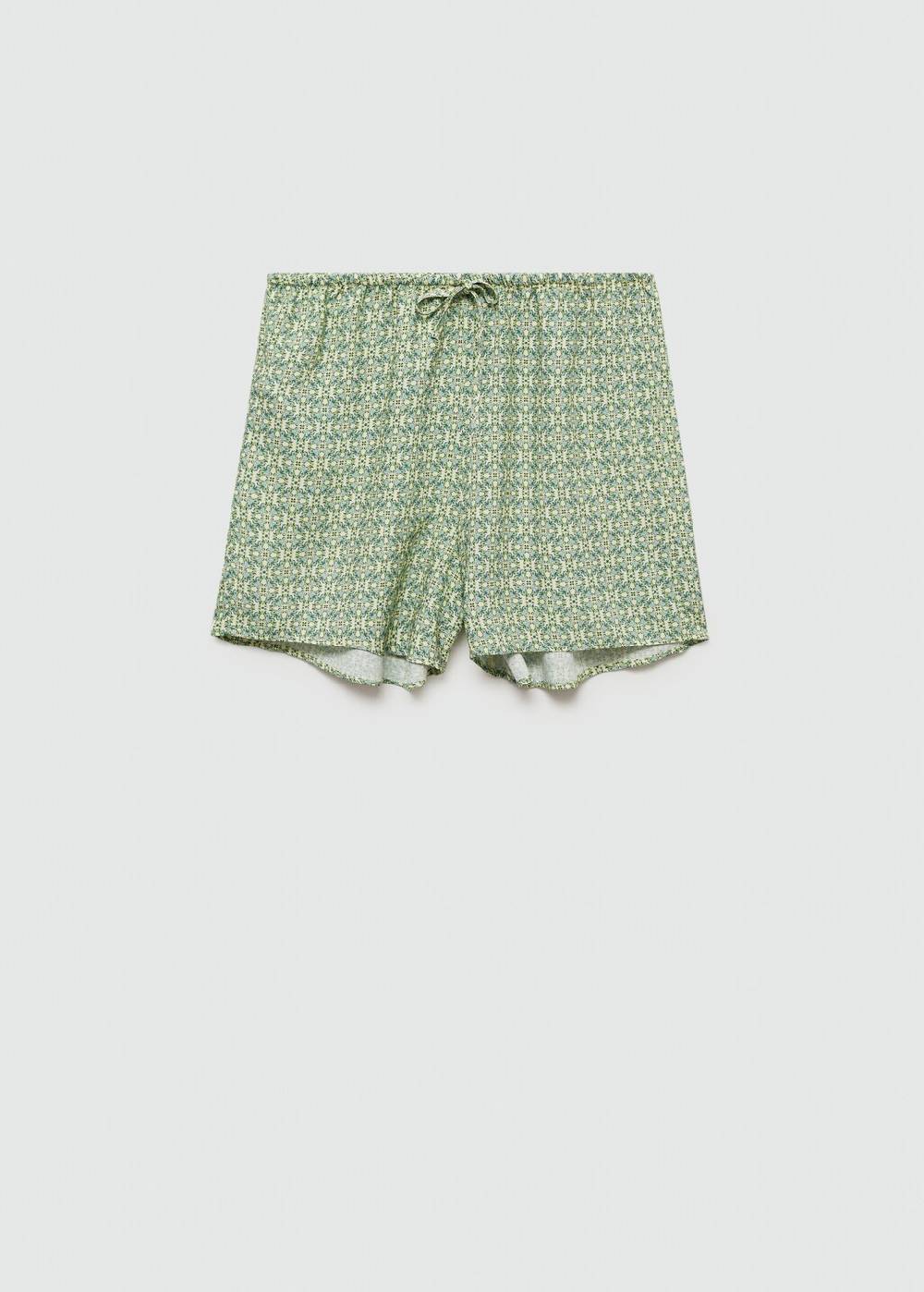 Mango Shorts mit geometrischem Print Im Verkauf