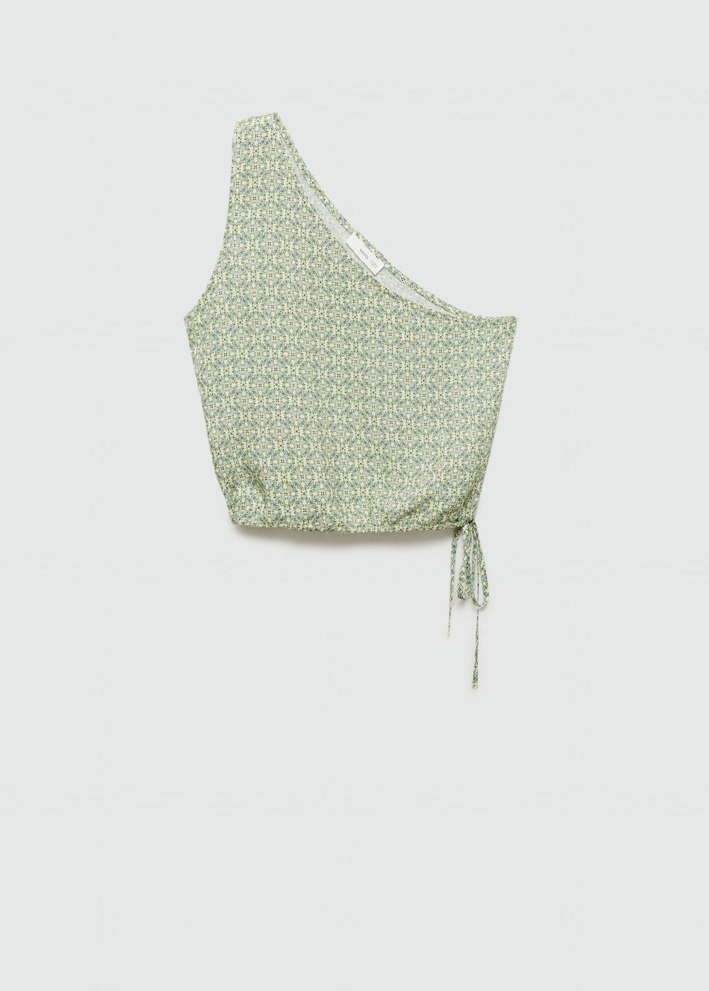 Mango Asymmetrisches Top mit Printmuster Online