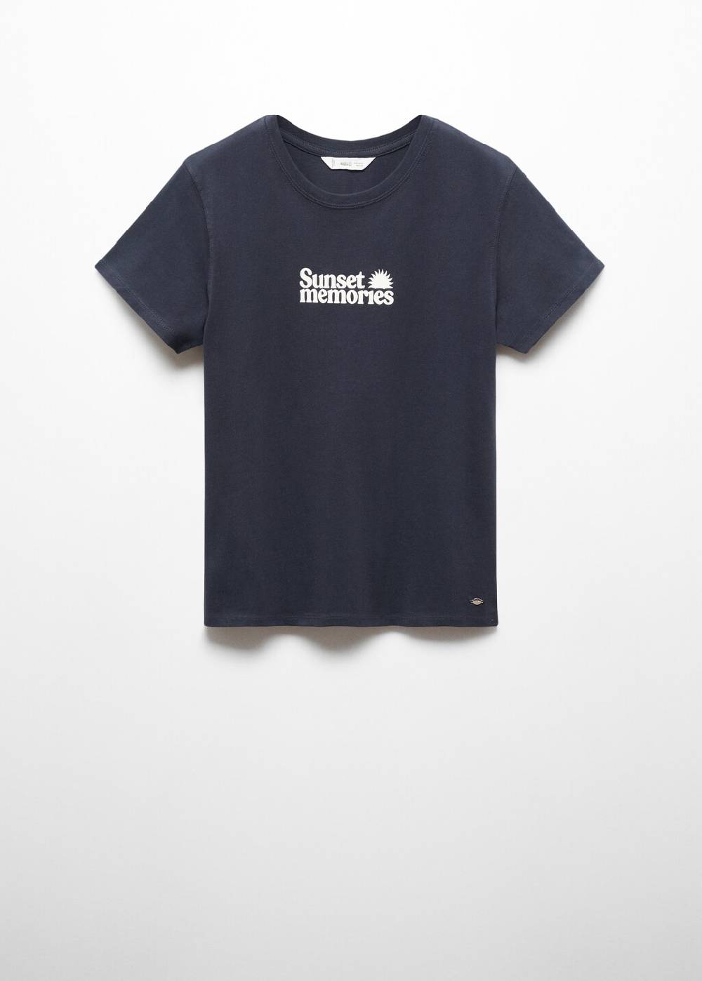 Mango T-Shirt mit Textaufdruck Verkauf