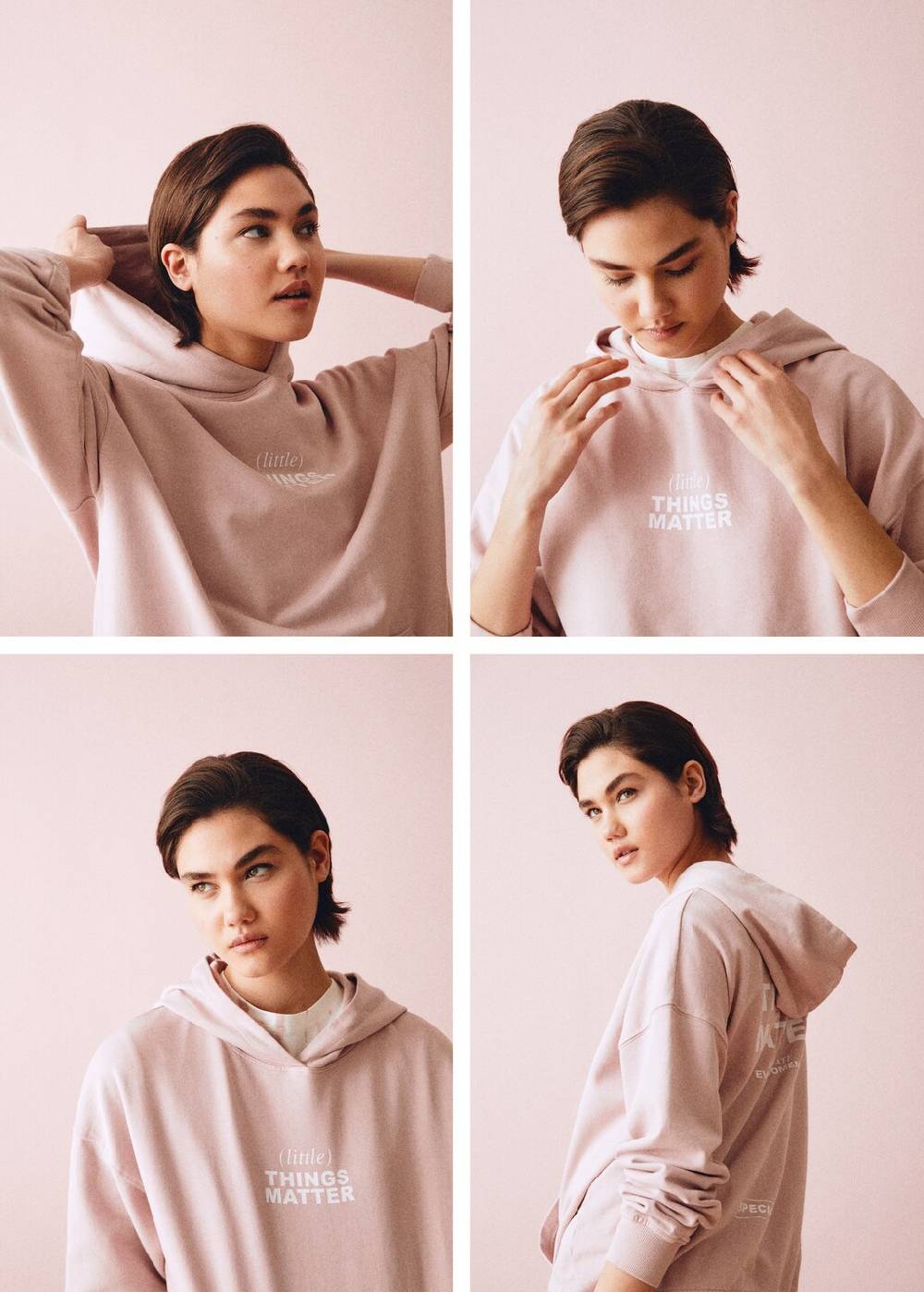 Mango Hoodie mit Schriftzug Limitierter Zeitrabatt