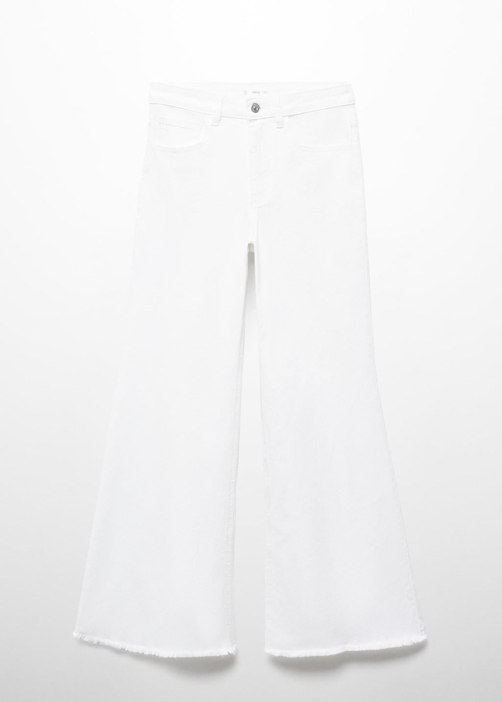 Mango Wideleg-Jeans mit mittlerer Bundhöhe Sonderangebot
