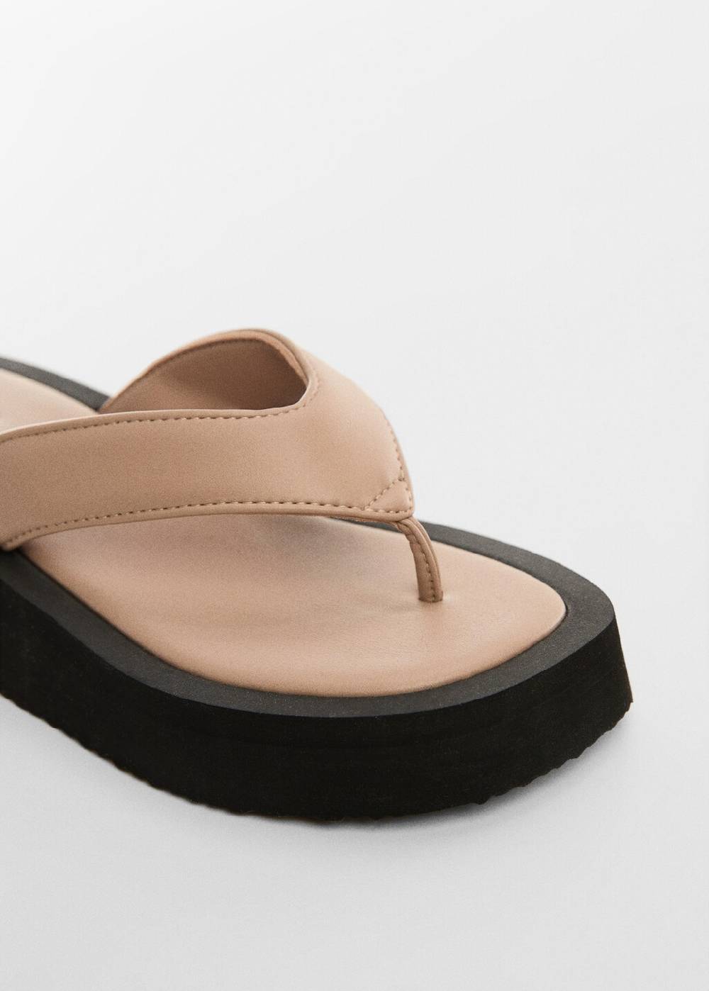 Mango Riemensandalen mit Plateau Günstig kaufen
