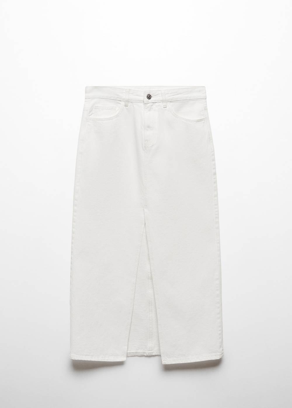 Mango Jeansrock mit Schlitz Versandkostenfrei