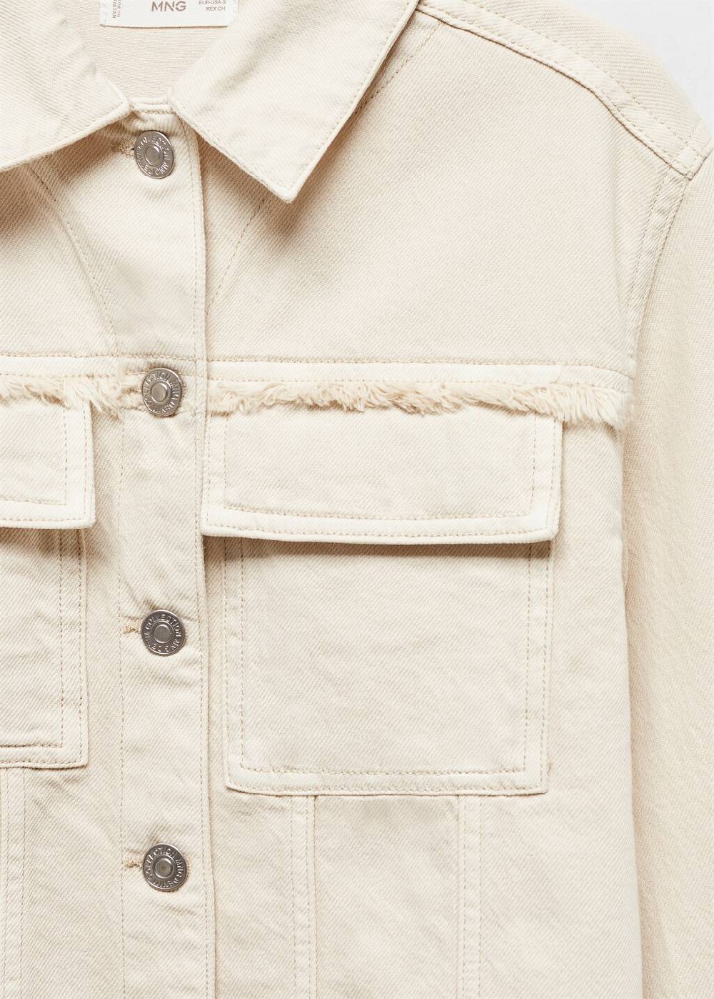 Mango Jeansjacke mit Taschen Online Shopping