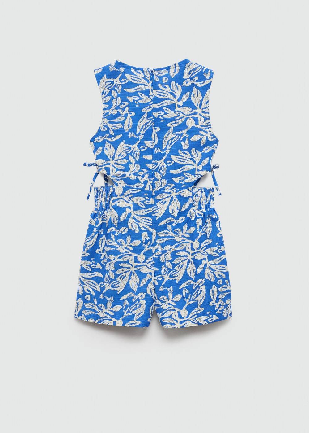 Mango Gemusterter Cut-Out-Jumpsuit Osterangebot