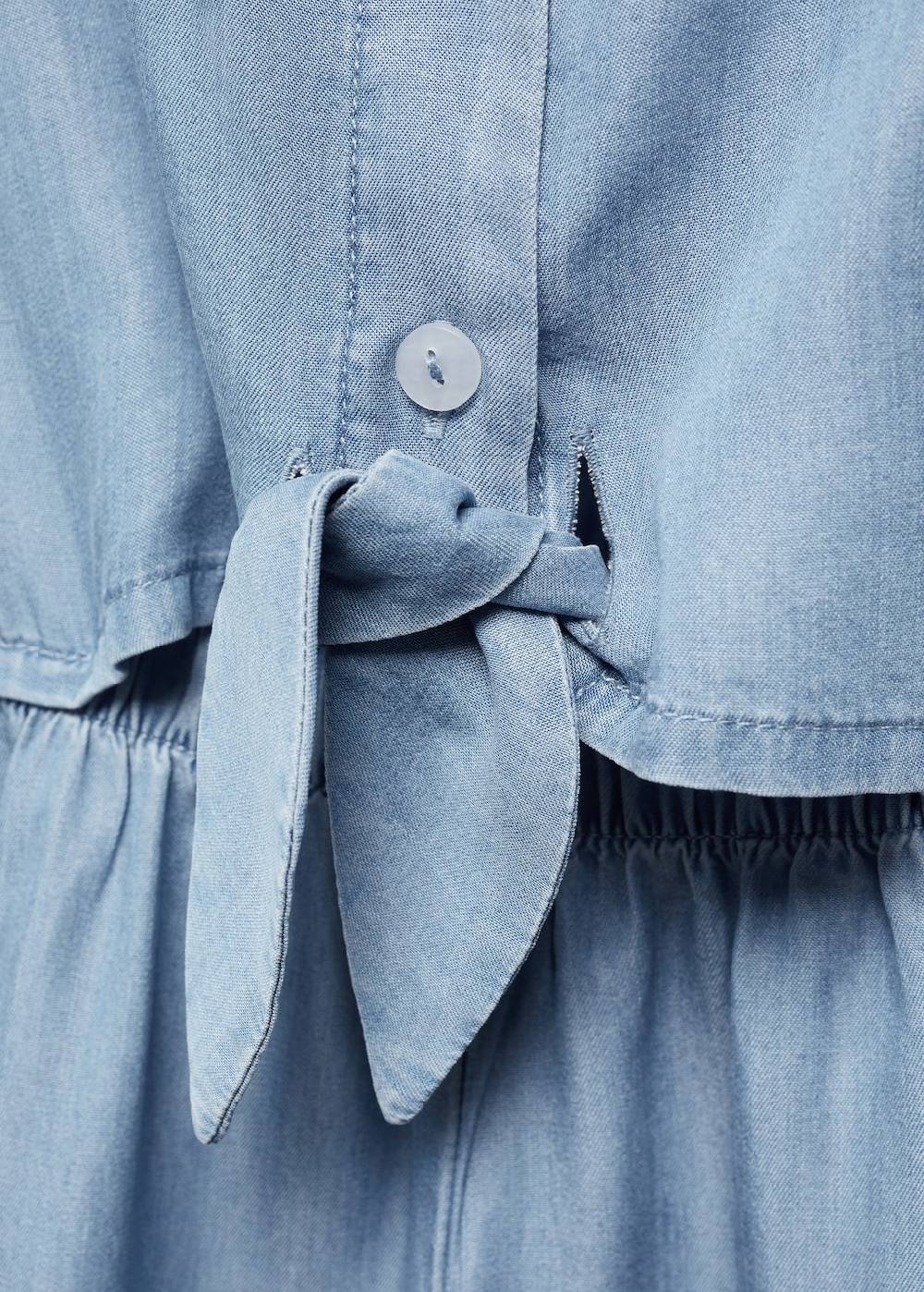 Mango Langer Jeans-Overall Vatertagsangebot