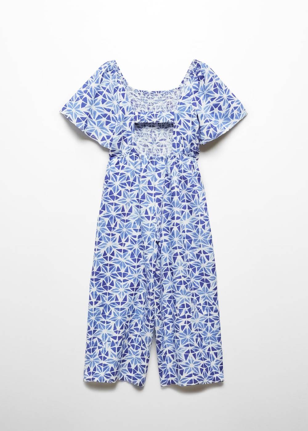 Mango Gemusterter Overall mit Gürtel Valentinstagsangebot