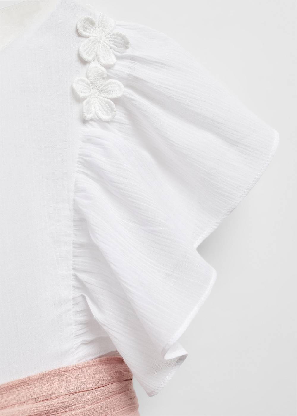 Mango Kleid aus Crinkle-Baumwolle Online Outlet