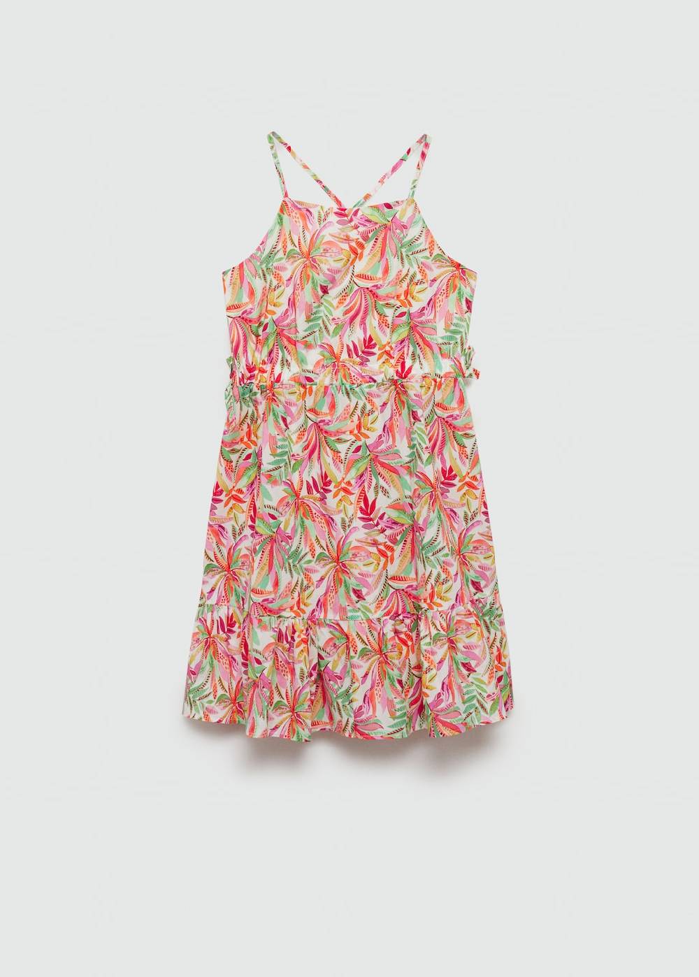 Mango Kleid mit Tropenmuster Zeitlich begrenztes Angebot
