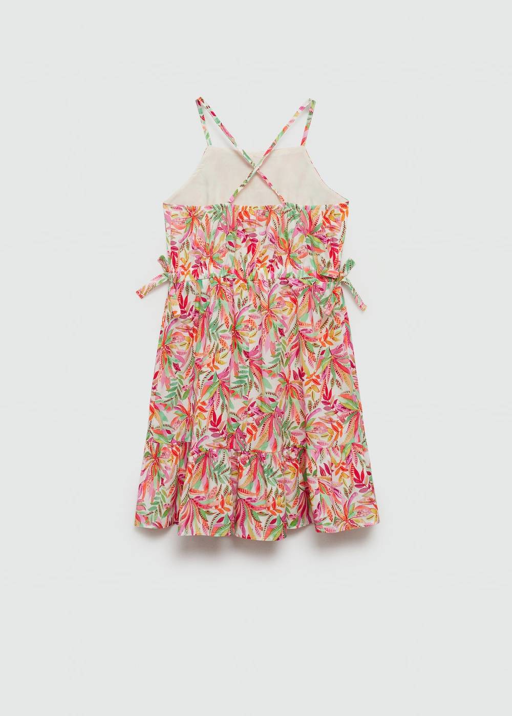 Mango Kleid mit Tropenmuster Zeitlich begrenztes Angebot