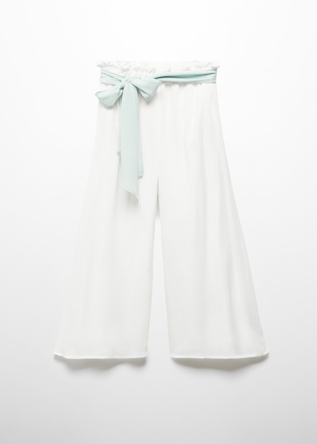 Mango Hose aus Crinkle-Gaze mit Schleife Blitzangebot