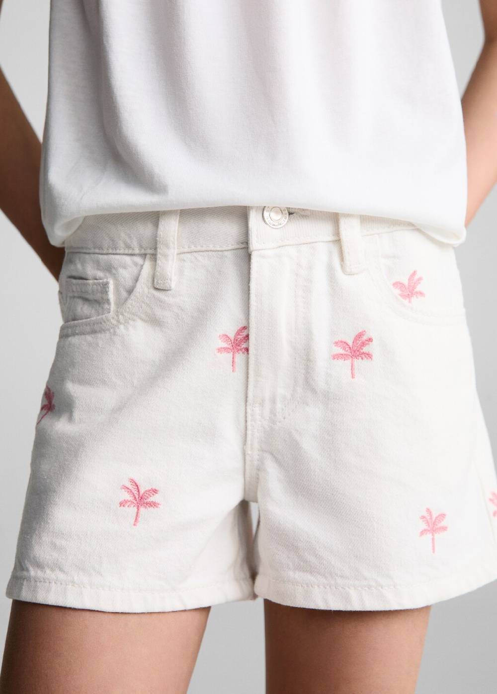 Mango Bestickte Baumwollshorts Bestseller