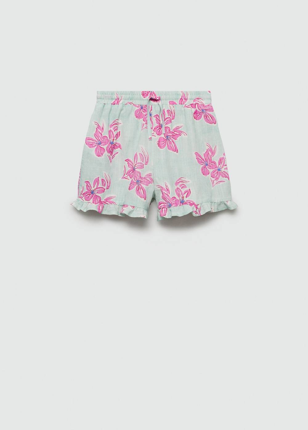 Mango Baumwollshorts mit Blumenmuster Saisonale Angebote