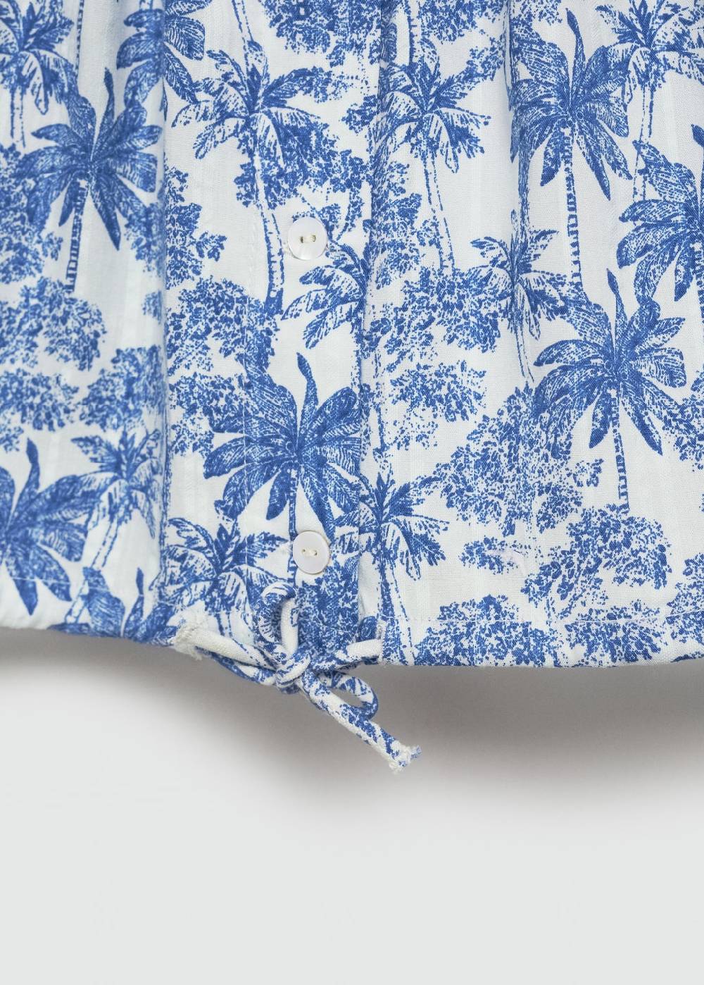 Mango Top mit Palmenprint Tägliche Deals