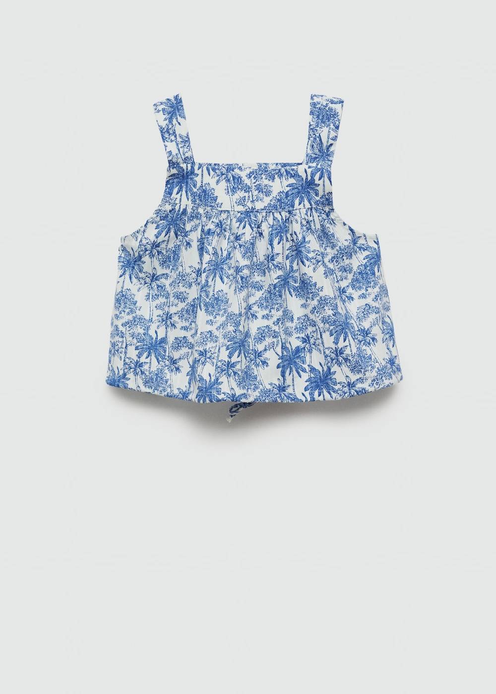 Mango Top mit Palmenprint Tägliche Deals