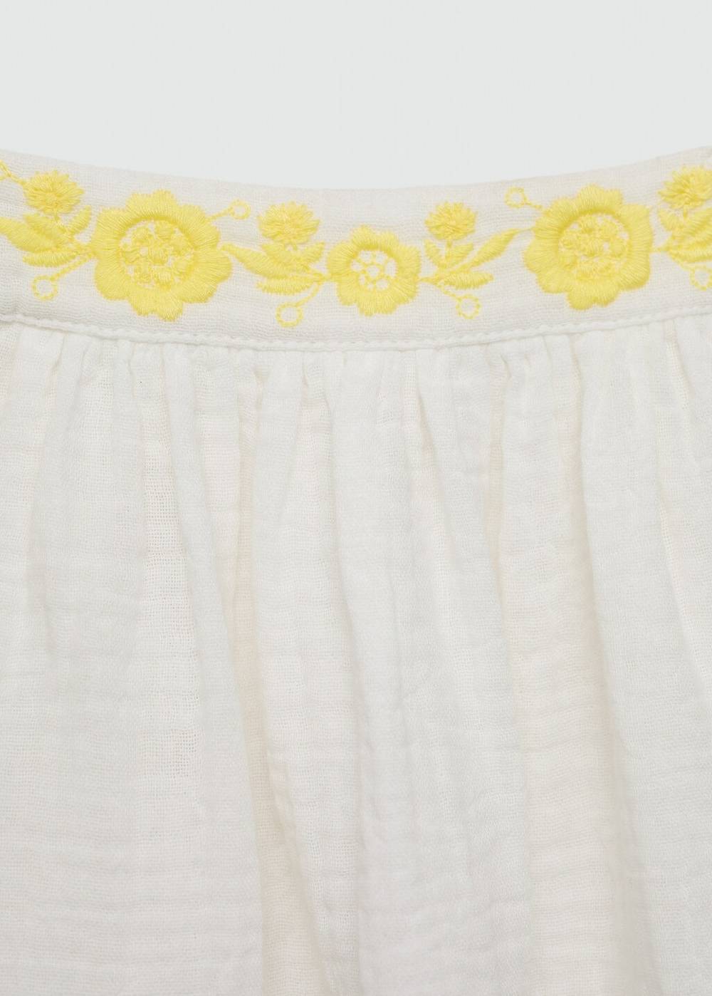 Mango Kleid mit gestickten Details Sonderangebote