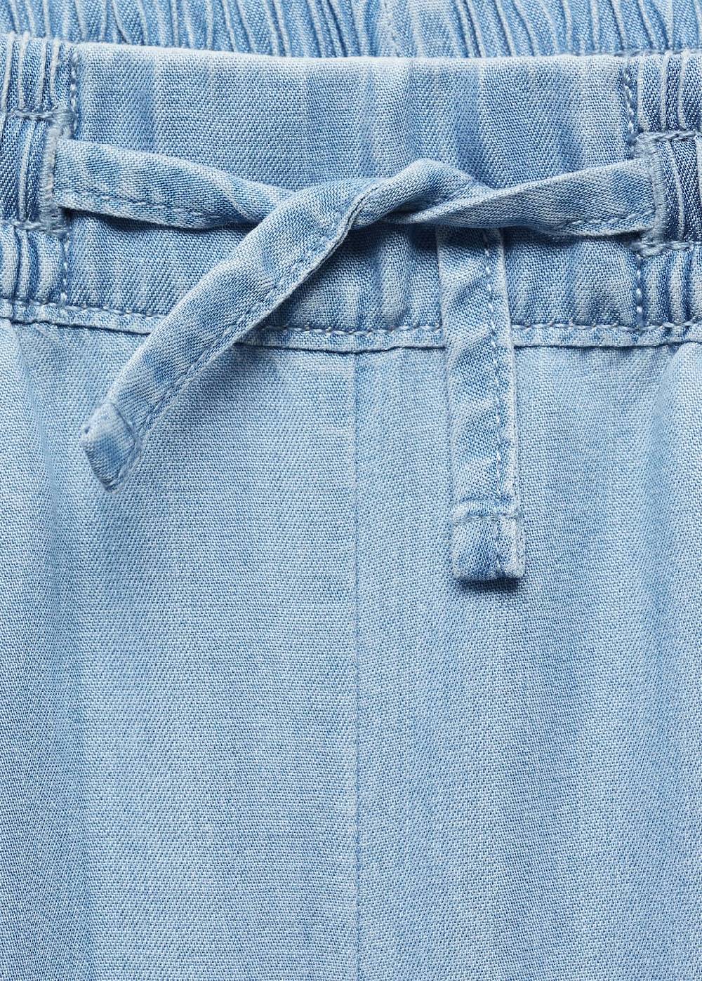 Mango Lyocell-Hose mit Stretchbund Super Sparpreis