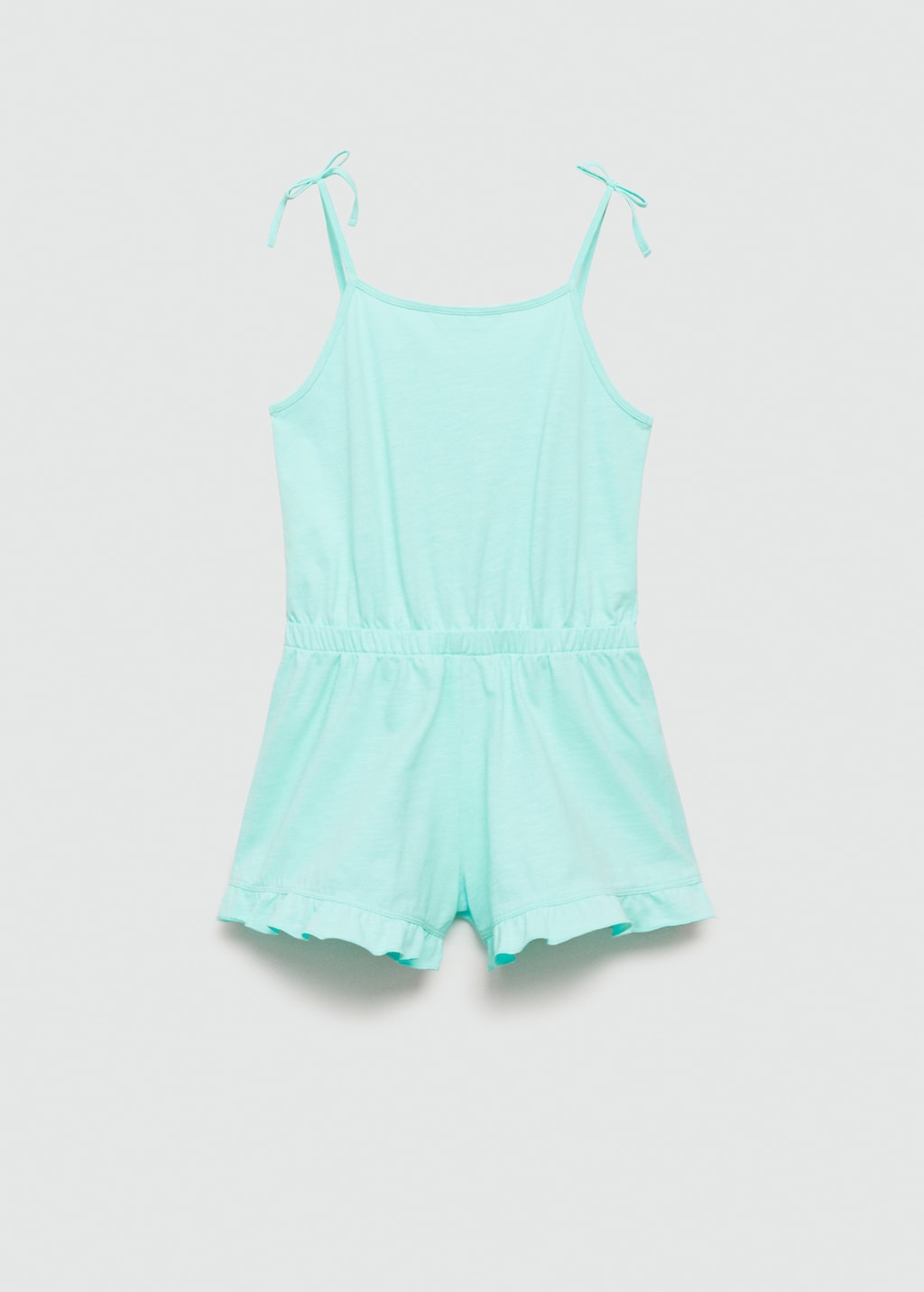 Mango Kurzer Baumwoll-Jumpsuit Letzte 3 Tage