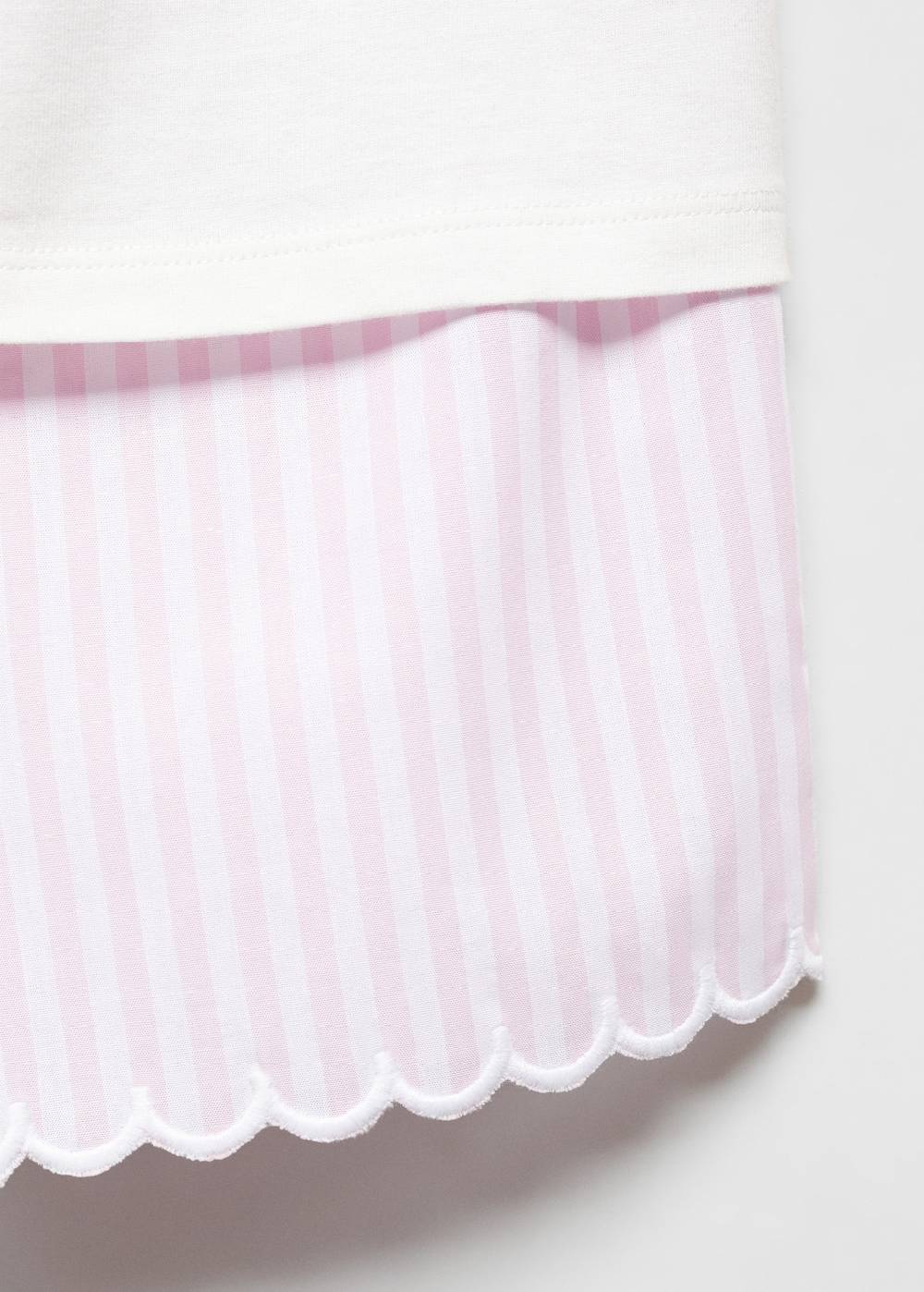 Mango Kurzer Streifen-Pyjama aus Baumwolle JETZT KAUFEN