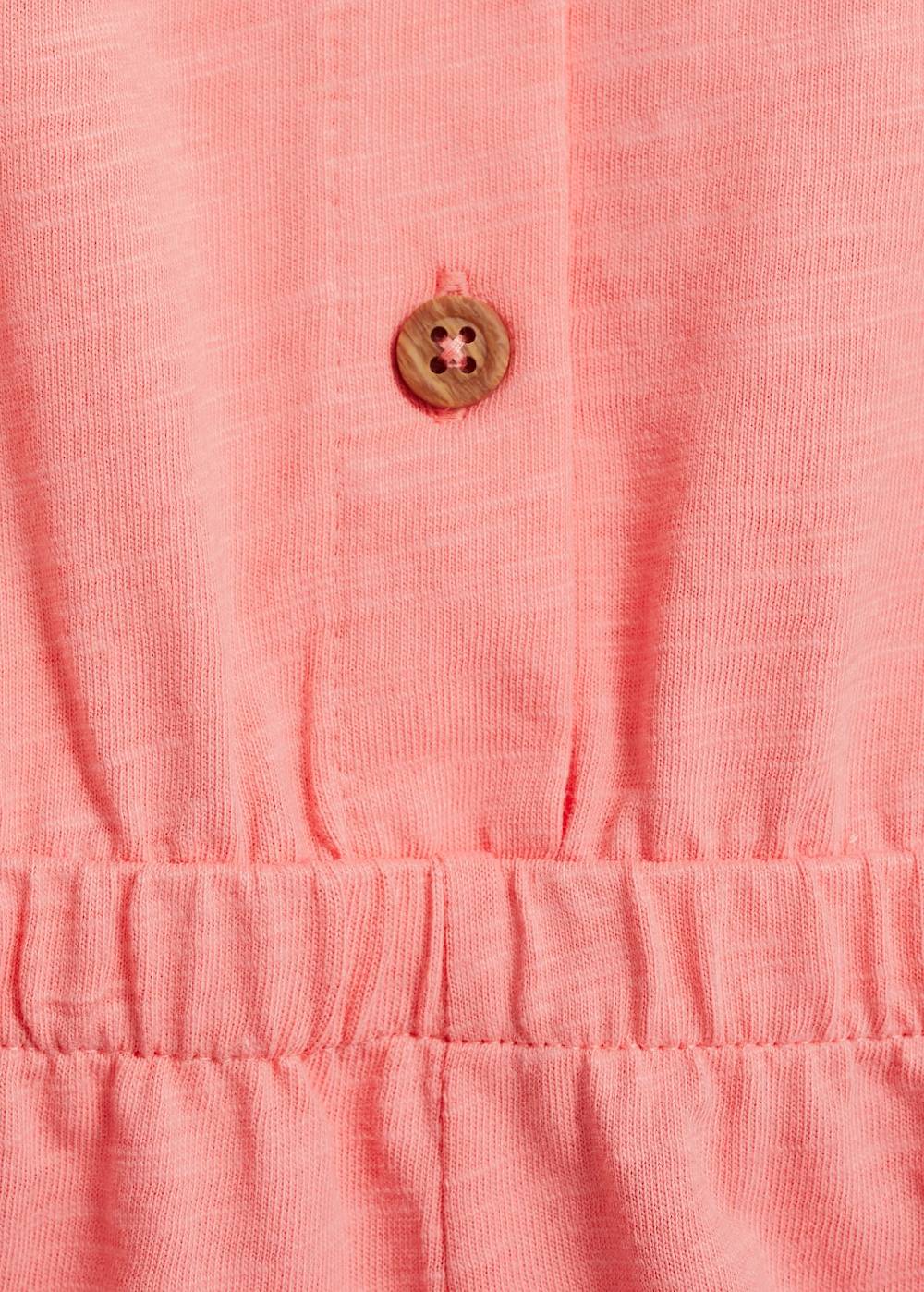 Mango Kurzer Baumwoll-Jumpsuit Letzter Tag