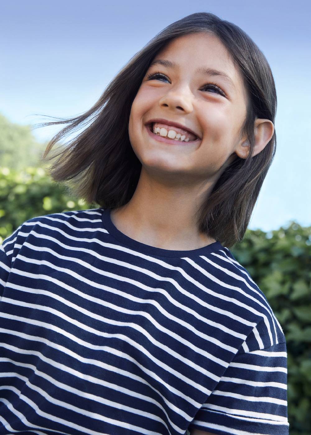 Mango Gestreiftes Baumwoll-Shirt Bis zu 60% Rabatt