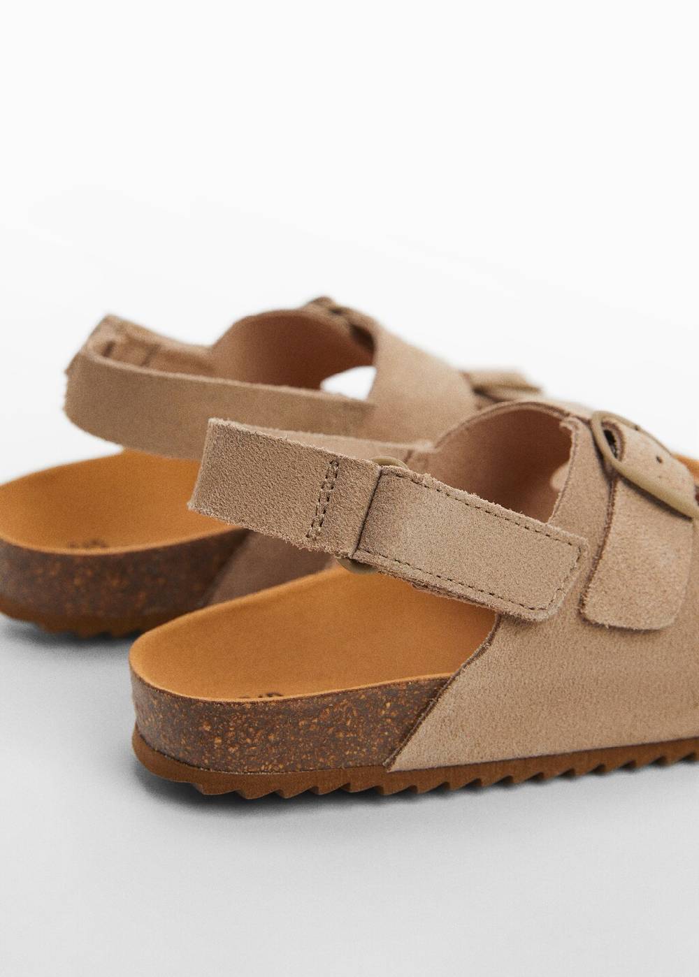 Mango Ledersandalen mit Schnallen Bis zu 65% Rabatt