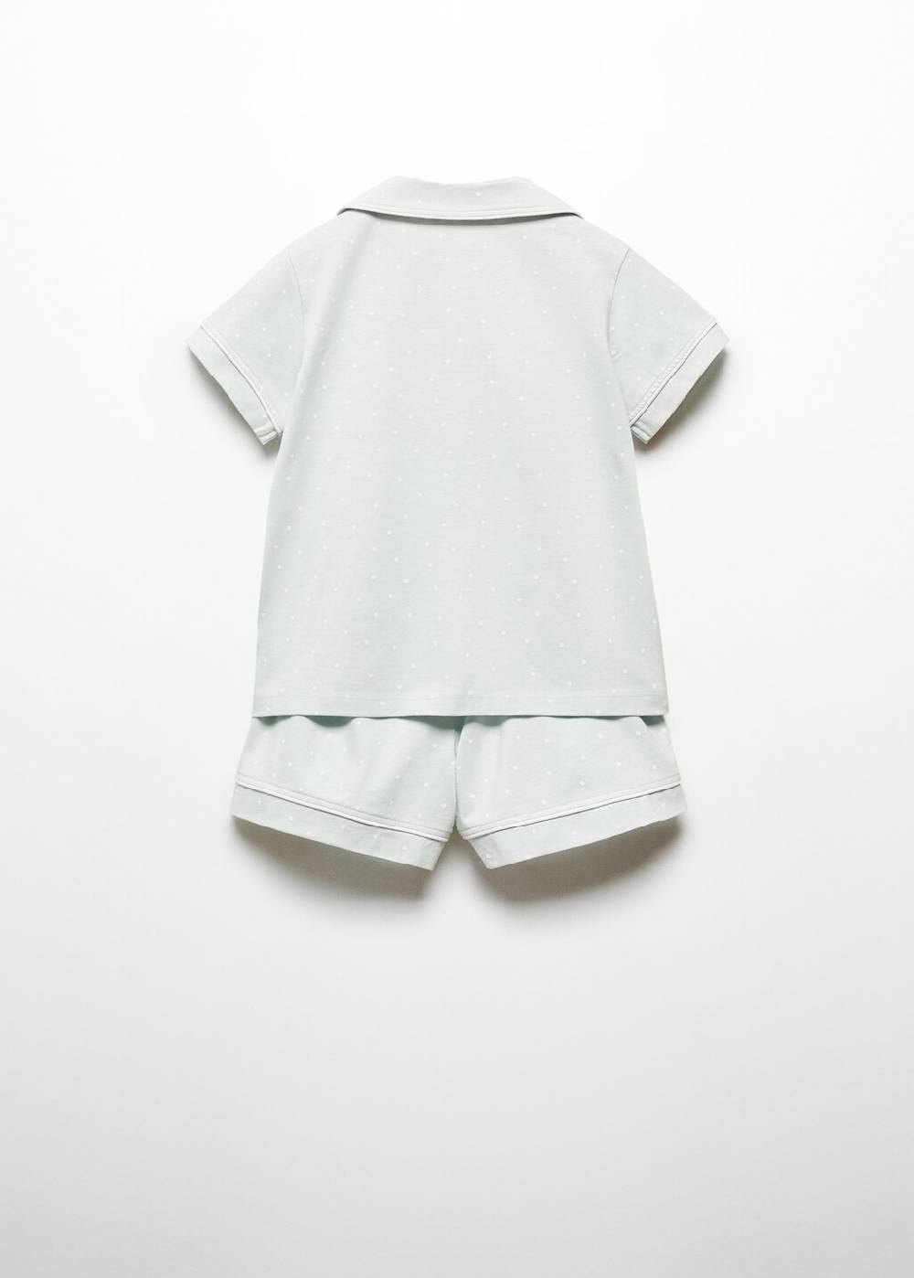 Mango Kurzer Pyjama mit Polka Dots Nur noch ein Tag übrig