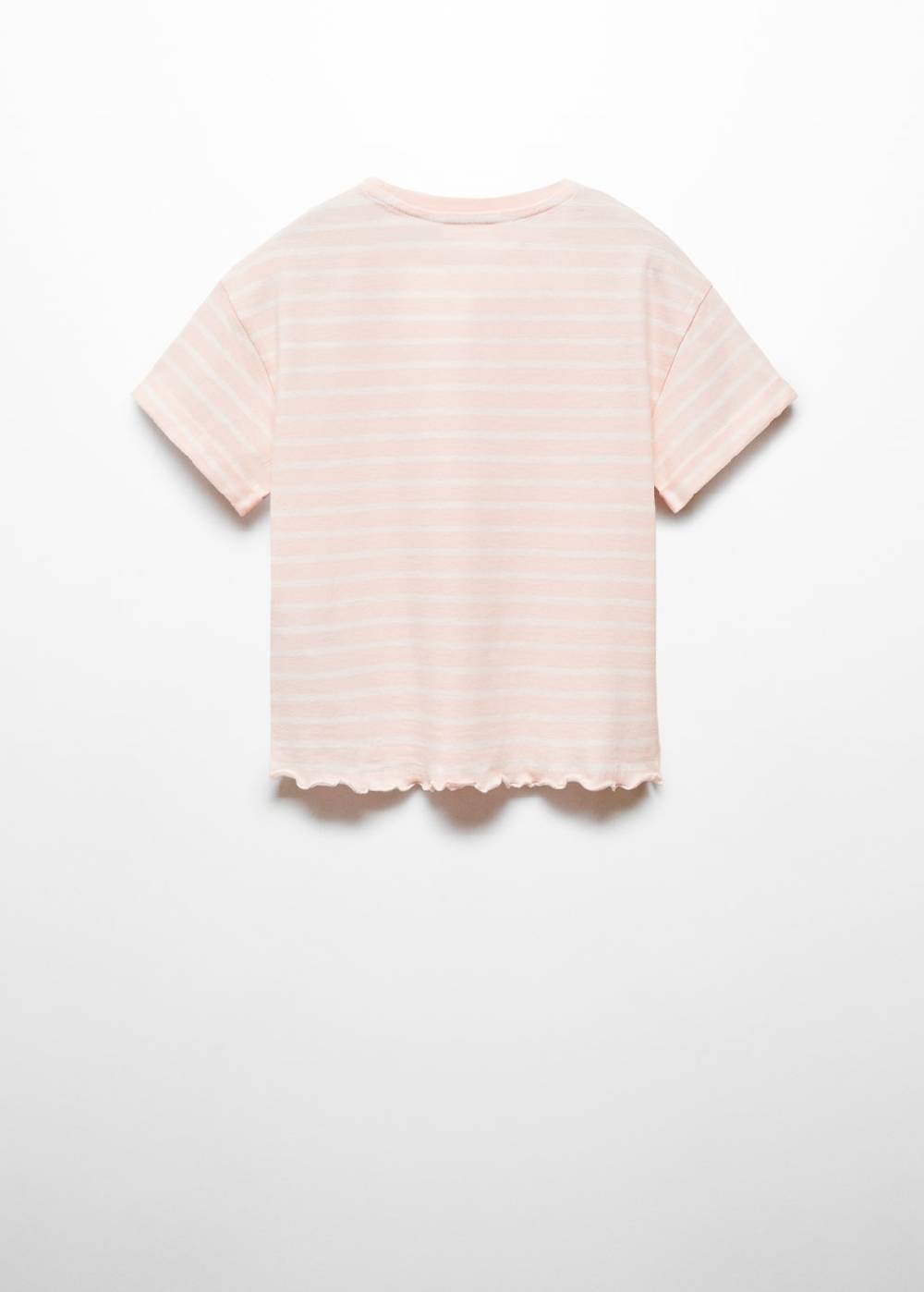 Mango Gestreiftes Baumwoll-Shirt Riesige Rabatte