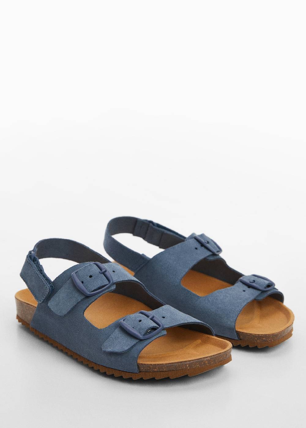 Mango Ledersandalen mit Schnallen 50% Rabatt mit kostenlosem Versand