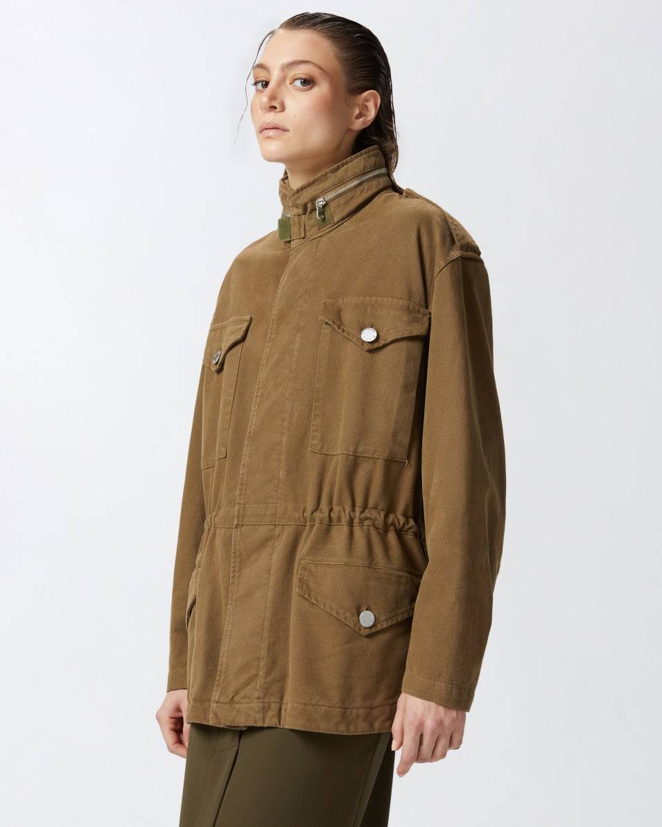Pinko Utility-Hemdjacke aus Baumwolle Online Outlet