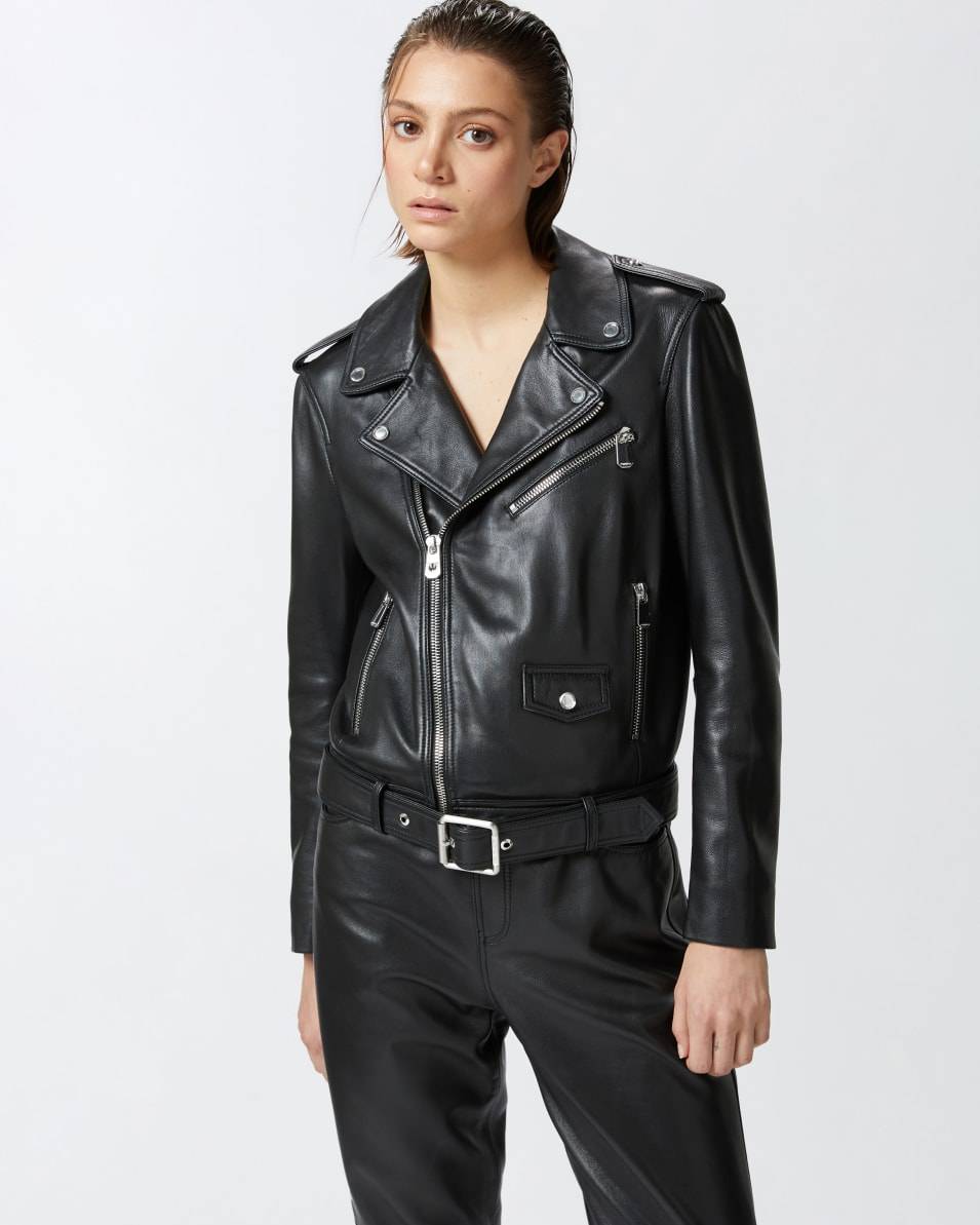 Pinko Bikerjacke aus weichem Nappaleder Super Sparpreis