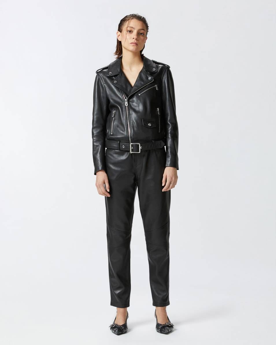 Pinko Bikerjacke aus weichem Nappaleder Super Sparpreis