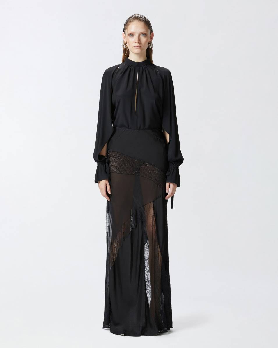 Pinko Eleganter Patchwork-Rock Speichern exportieren