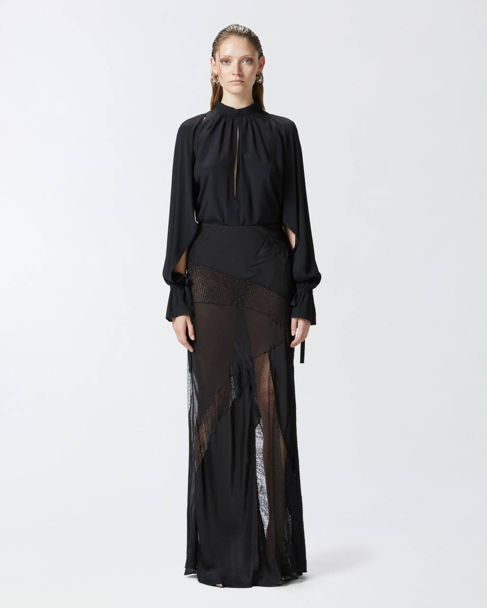 Pinko Eleganter Patchwork-Rock Speichern exportieren