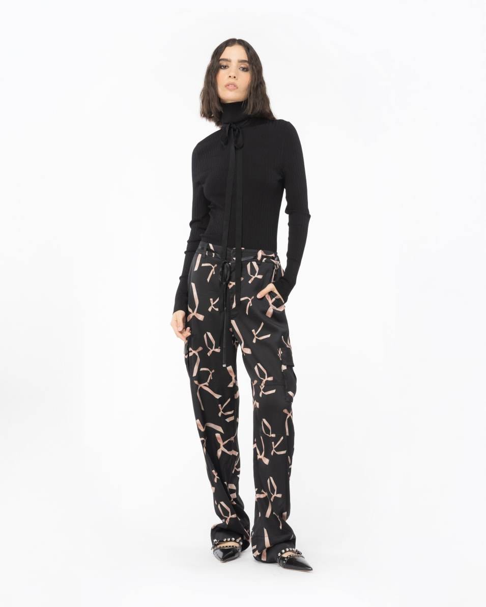 Pinko Rollkragenpullover aus Seidenmix Reimagine PINKO by Patrick McDowell JETZT KAUFEN