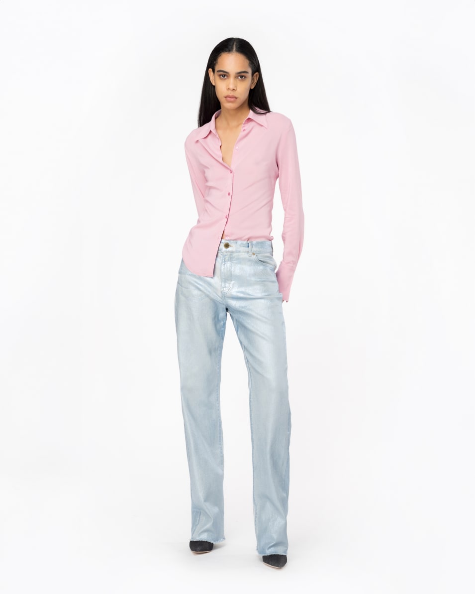 Pinko Bluse aus elastischem Georgette Nur für heute
