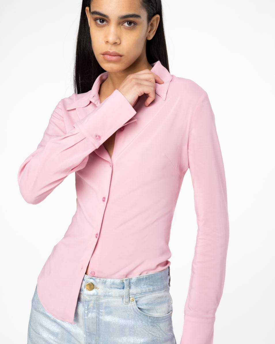 Pinko Bluse aus elastischem Georgette Nur für heute