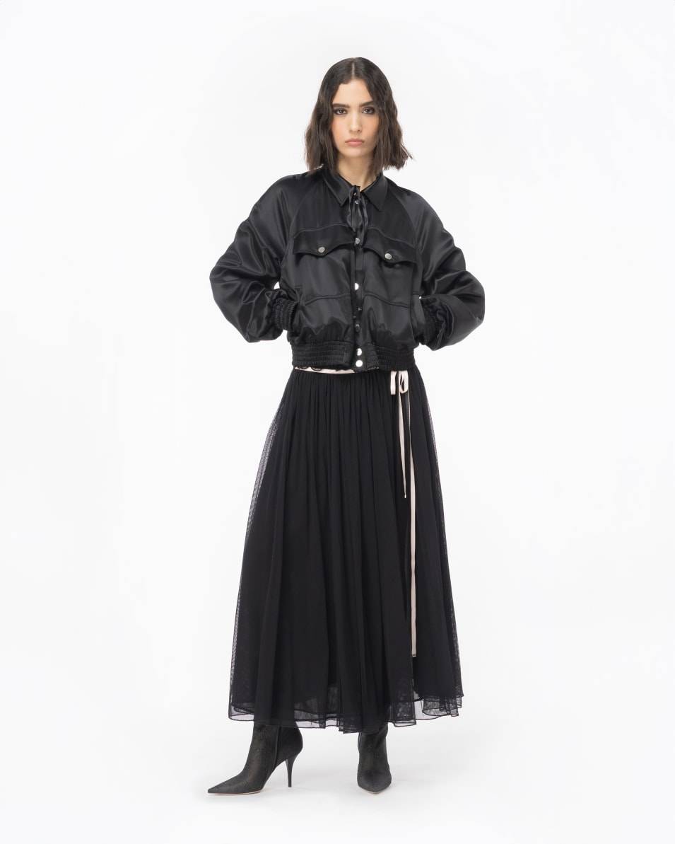 Pinko Bomberjacke aus Satin Reimagine PINKO by Patrick McDowell Bis zu 55% Rabatt
