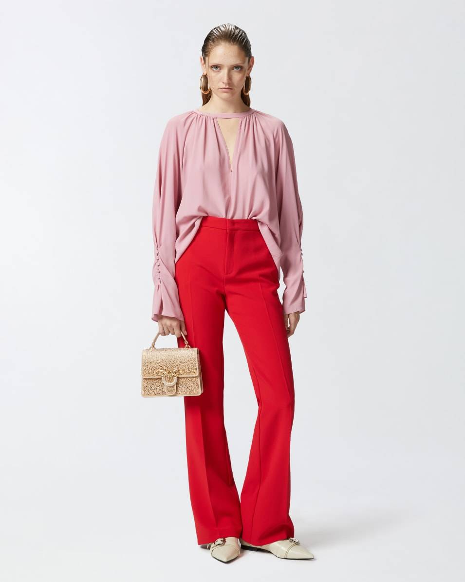 Pinko Leicht ausgestellte Hose mit hohem Bund Online Shopping