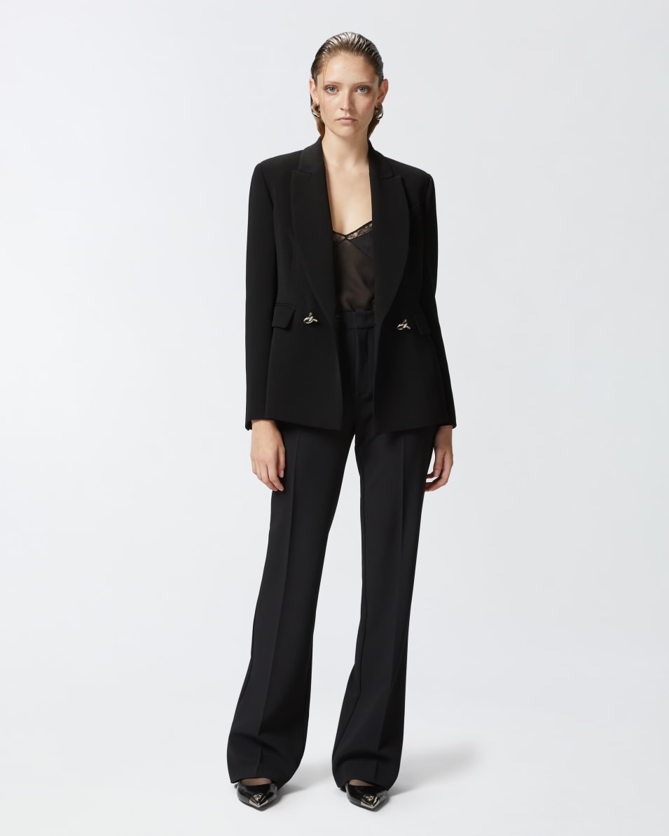 Pinko Leicht ausgestellte Hose mit hohem Bund Top Angebot