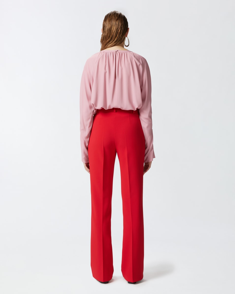 Pinko Fließende Bluse mit V-Ausschnitt Online Outlet