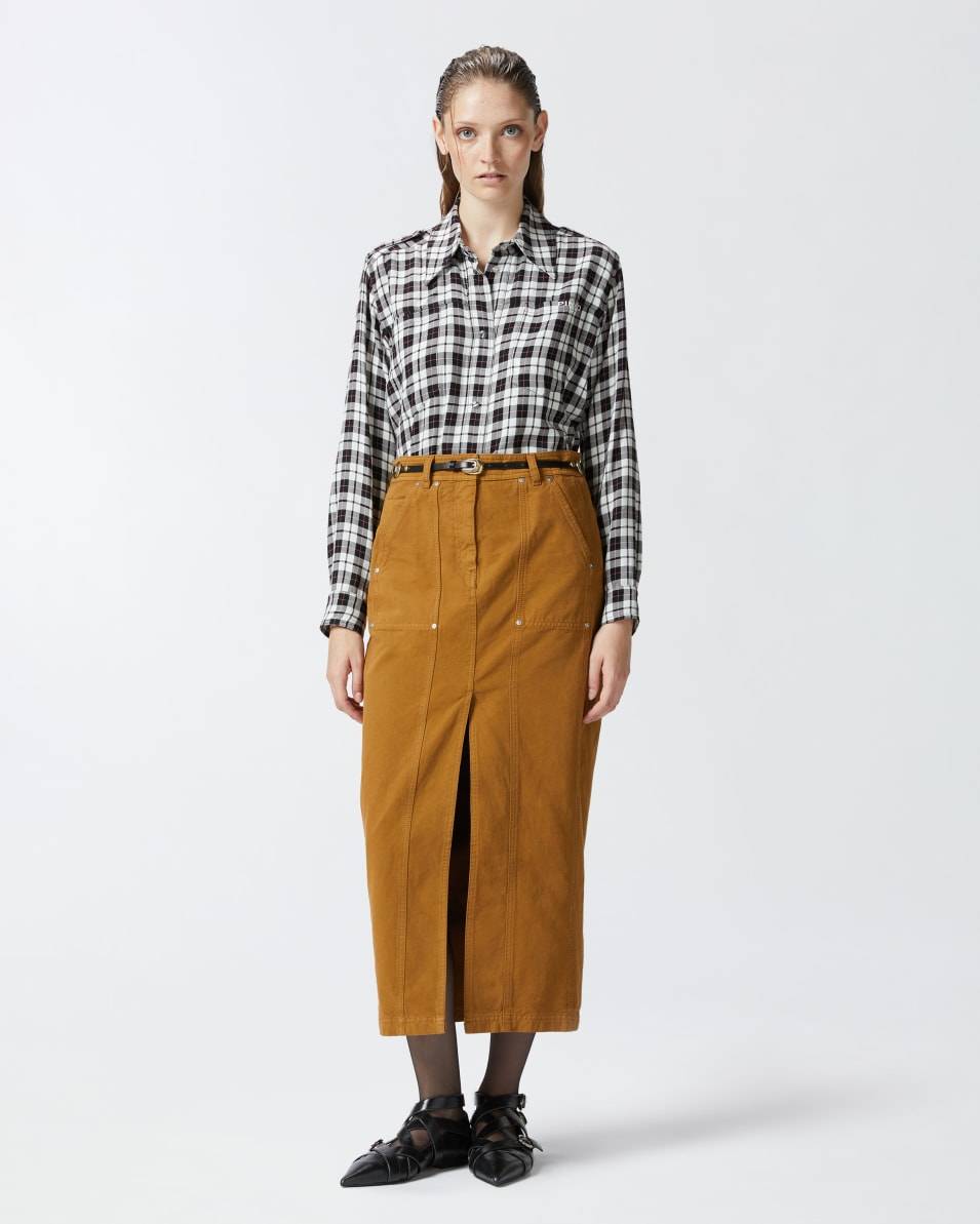 Pinko Klassische Hemdbluse mit Karomuster Zeitbegrenzte Promotion