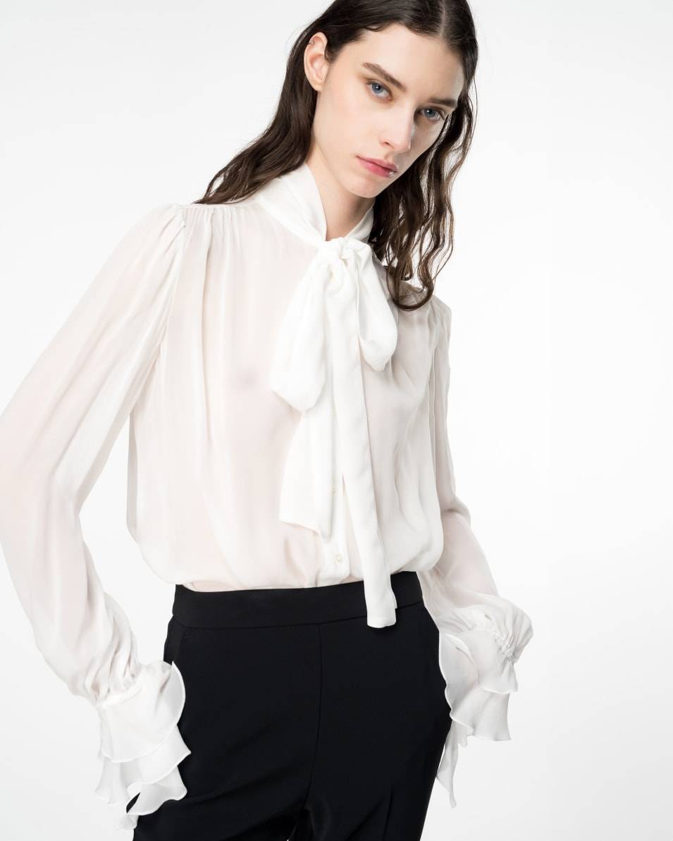 Pinko Slim-Hose aus Stretch-Crêpe im Angebot