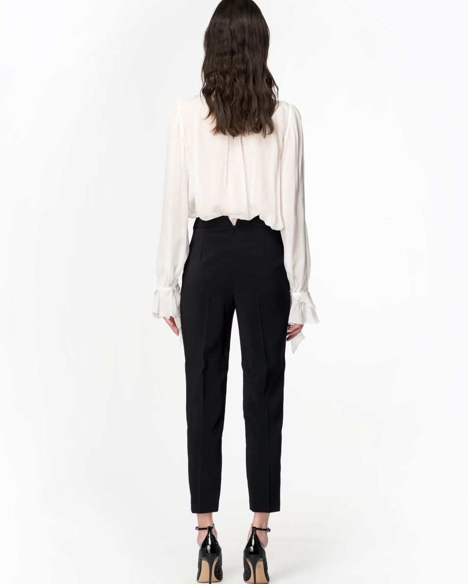 Pinko Slim-Hose aus Stretch-Crêpe im Angebot