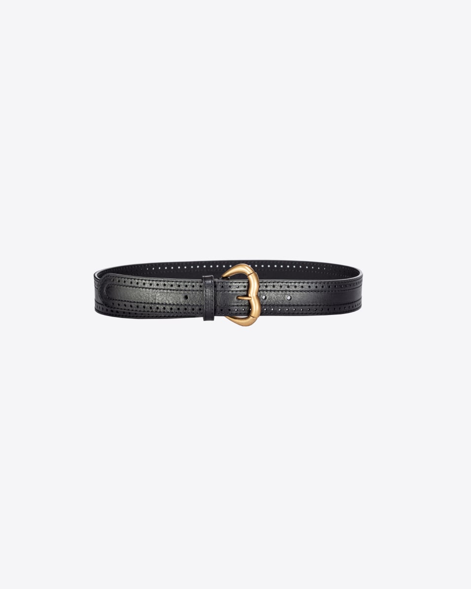 Pinko Jolene Ledergürtel 3,5 cm Osterangebot