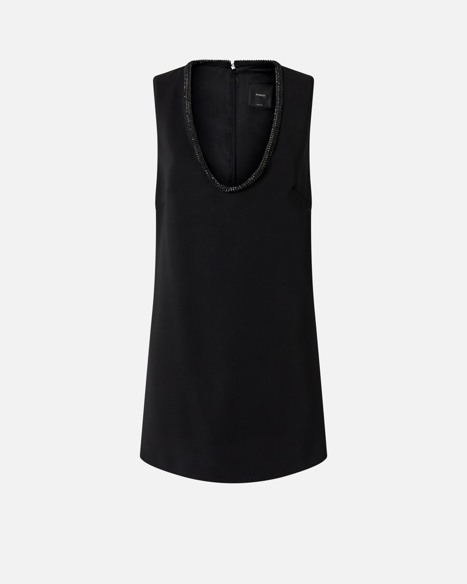 Pinko Minikleid mit schmuckbesetztem Ausschnitt im Angebot