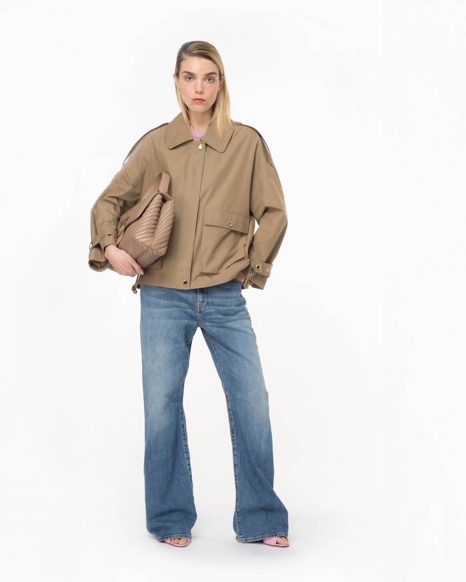 Pinko Parka aus Gabardine Großer Ausverkauf